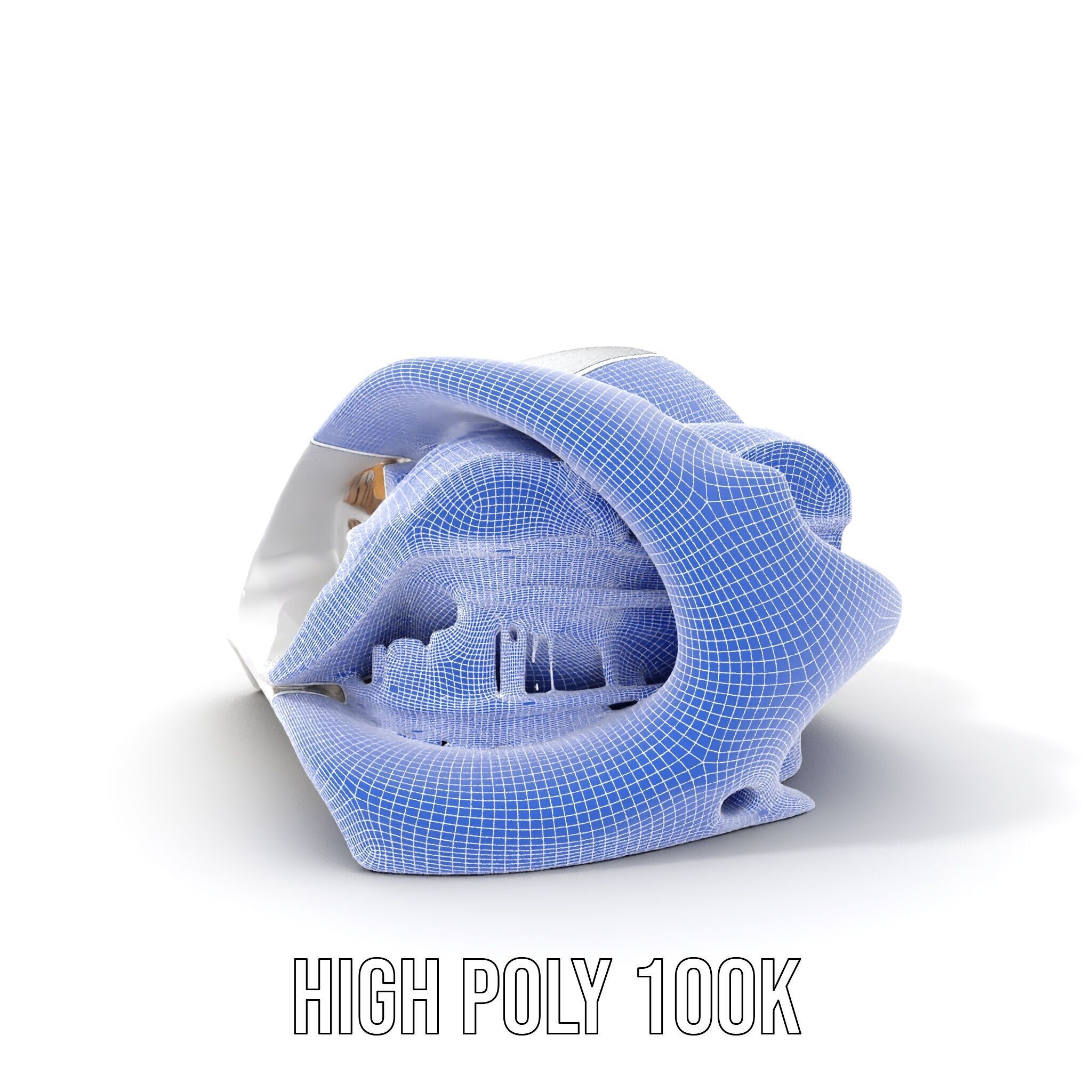 Futuristic Architecture Building Model Pack Low-poly 3D model_4