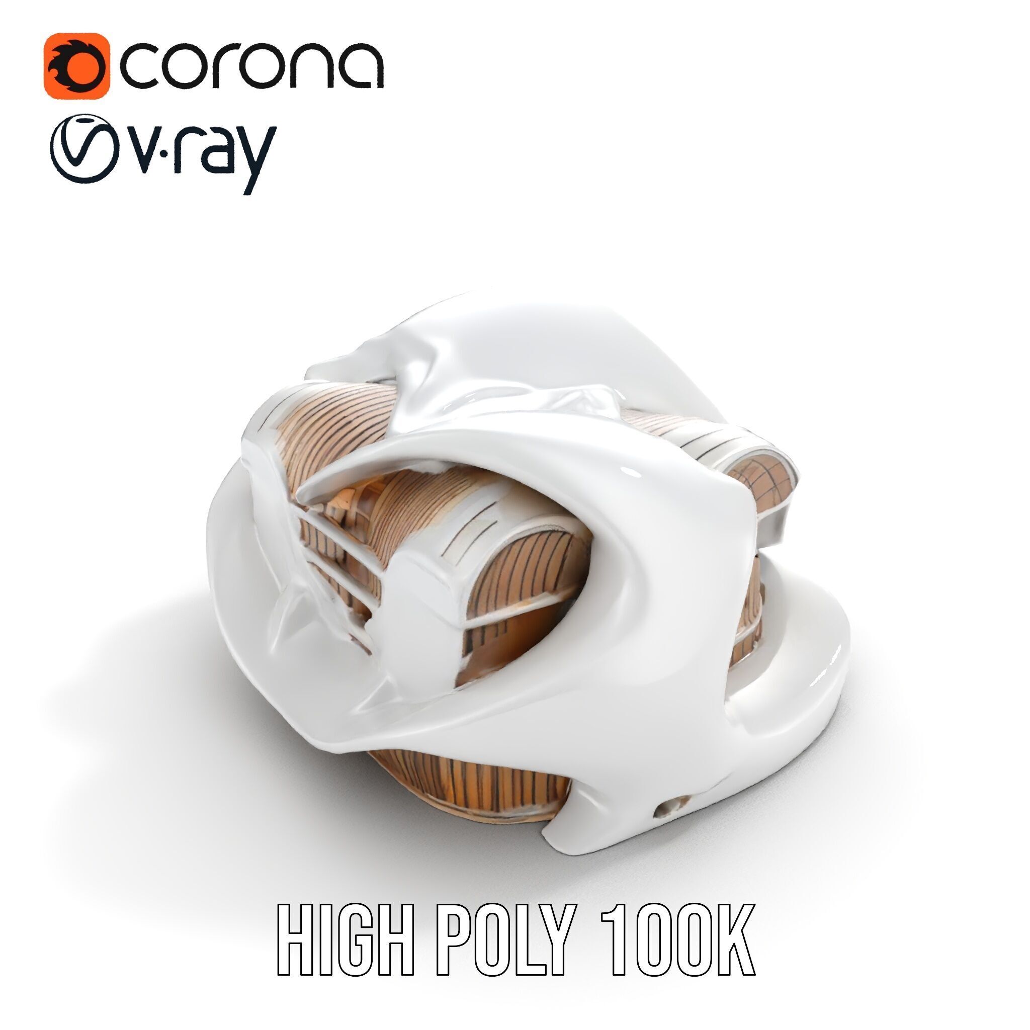 Futuristic Architecture Building Model Pack Low-poly 3D model_21