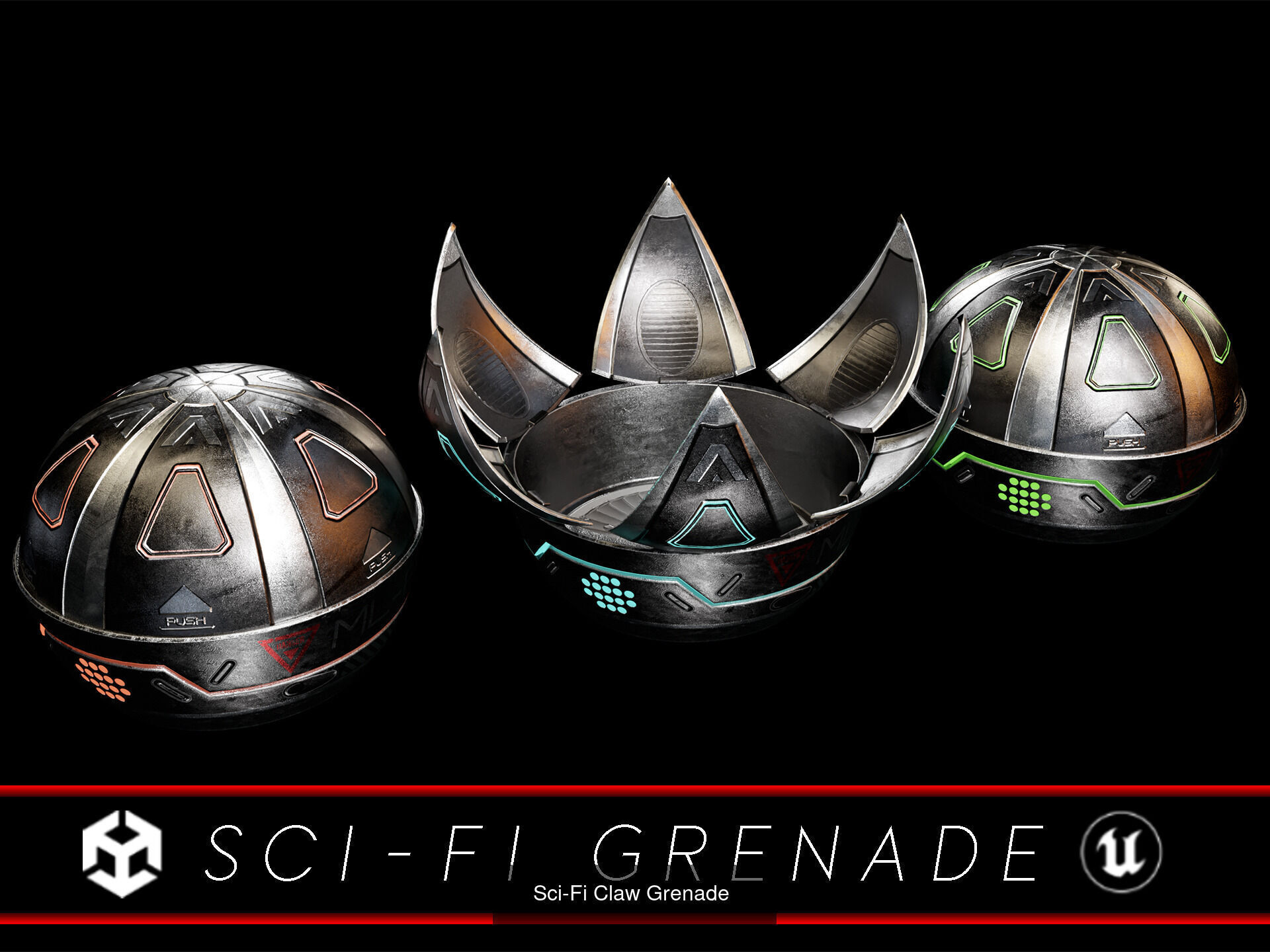 Sci-Fi Guns Locker 3D Model Collection_23