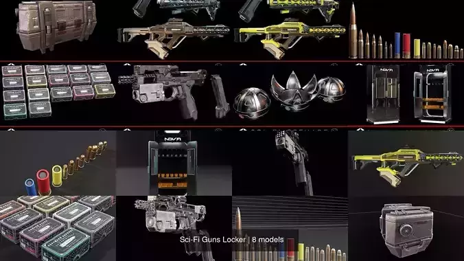 Sci-Fi Guns Locker