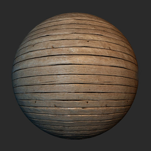 4K PBR Wood Floor Textures 3D model