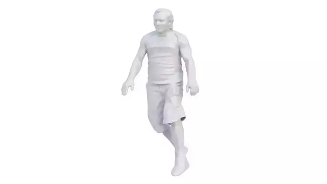 Figurine character man 02 3D model