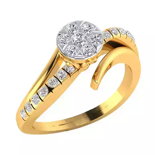 Women Ring Render 3dm STL MTL SLC JCD OBJ FBX Details