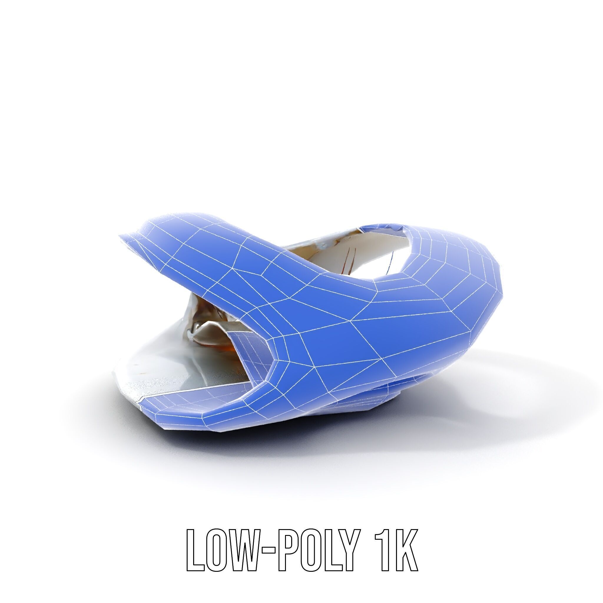 Futuristic Architectural Model Pack  Curved Structure Design Low-poly 3D model_16