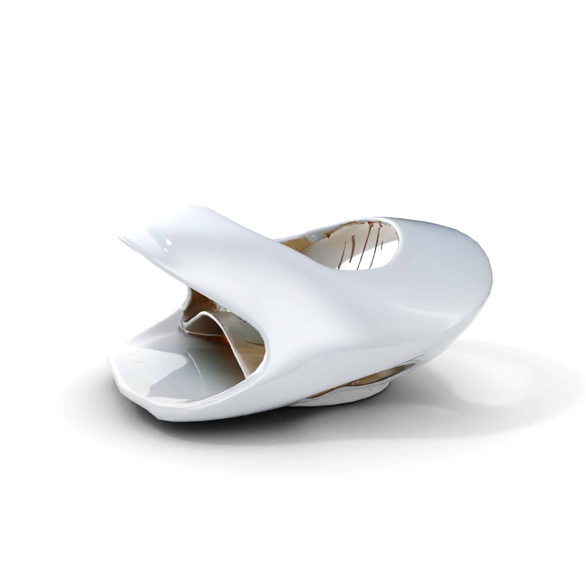 Futuristic Architectural Model Pack  Curved Structure Design Low-poly 3D model_6