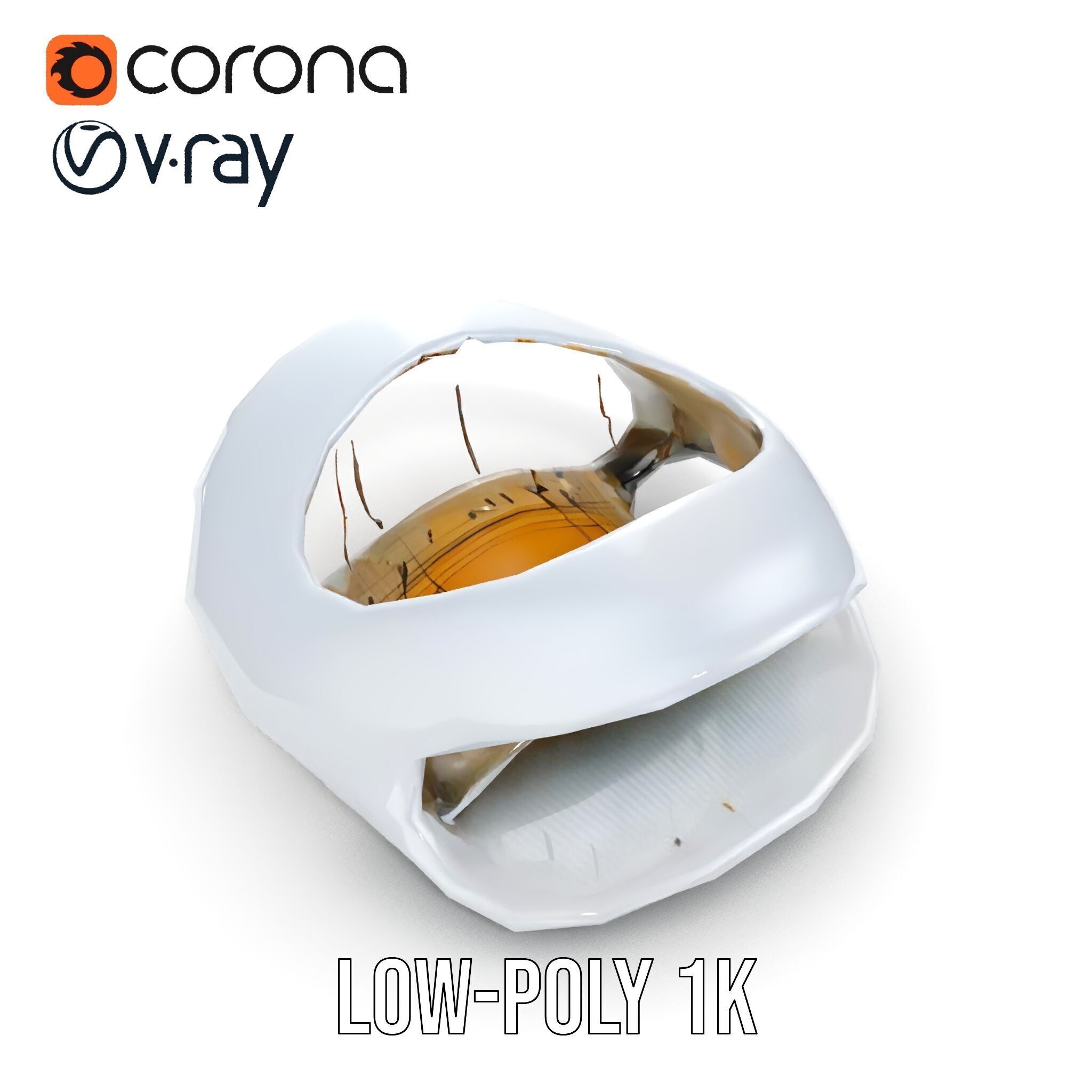 Futuristic Architectural Model Pack  Curved Structure Design Low-poly 3D model_20