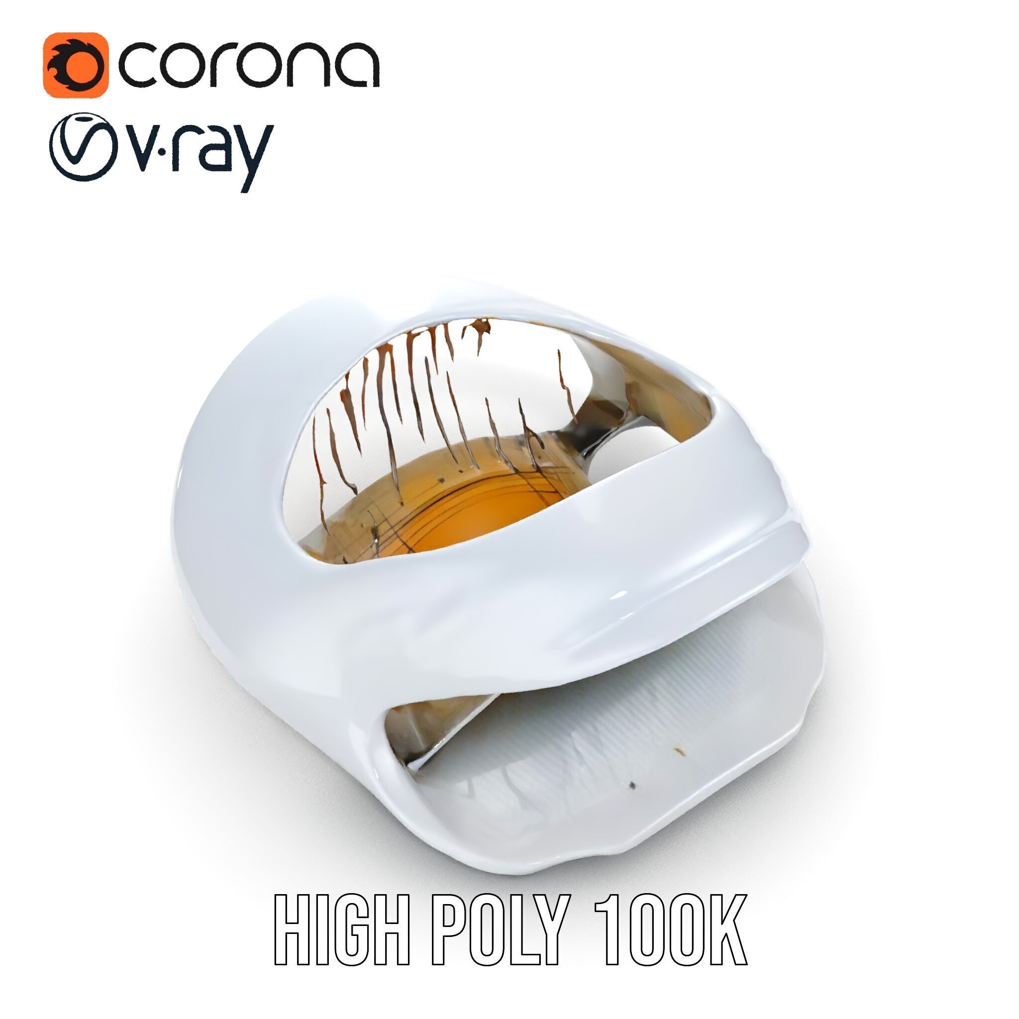 Futuristic Architectural Model Pack  Curved Structure Design Low-poly 3D model_29