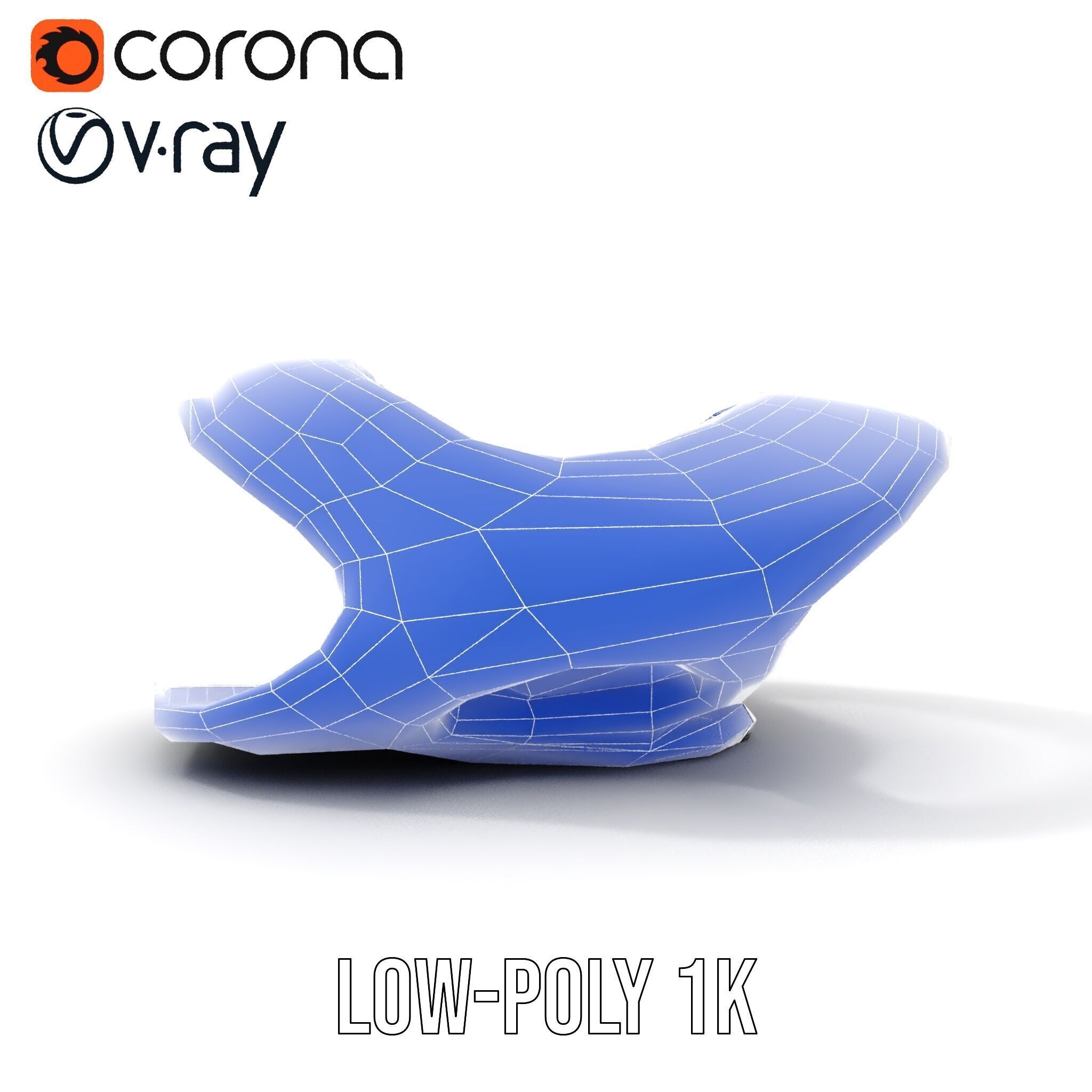 Futuristic Architectural Model Pack  Curved Structure Design Low-poly 3D model_25