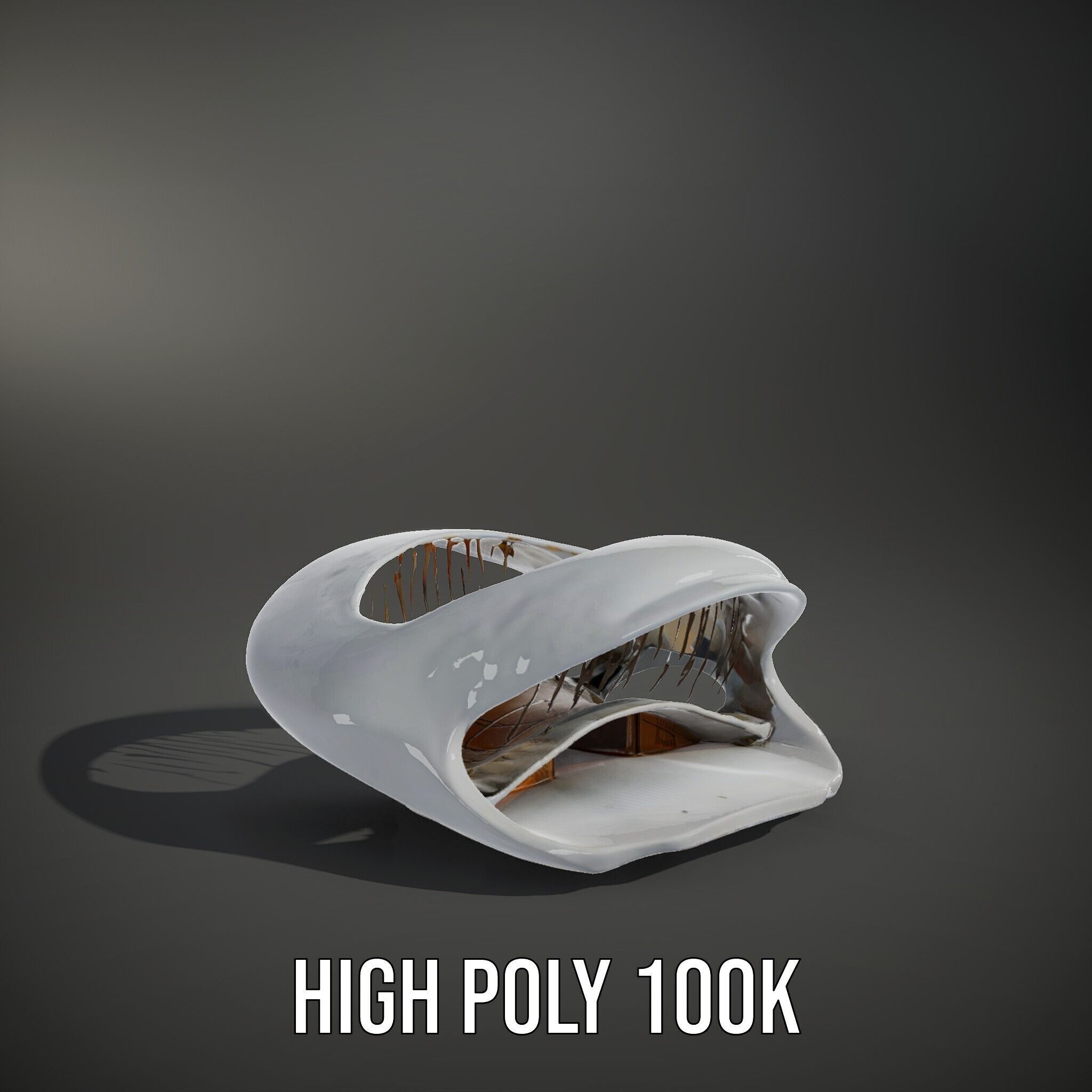 Futuristic Architectural Model Pack  Curved Structure Design Low-poly 3D model_8