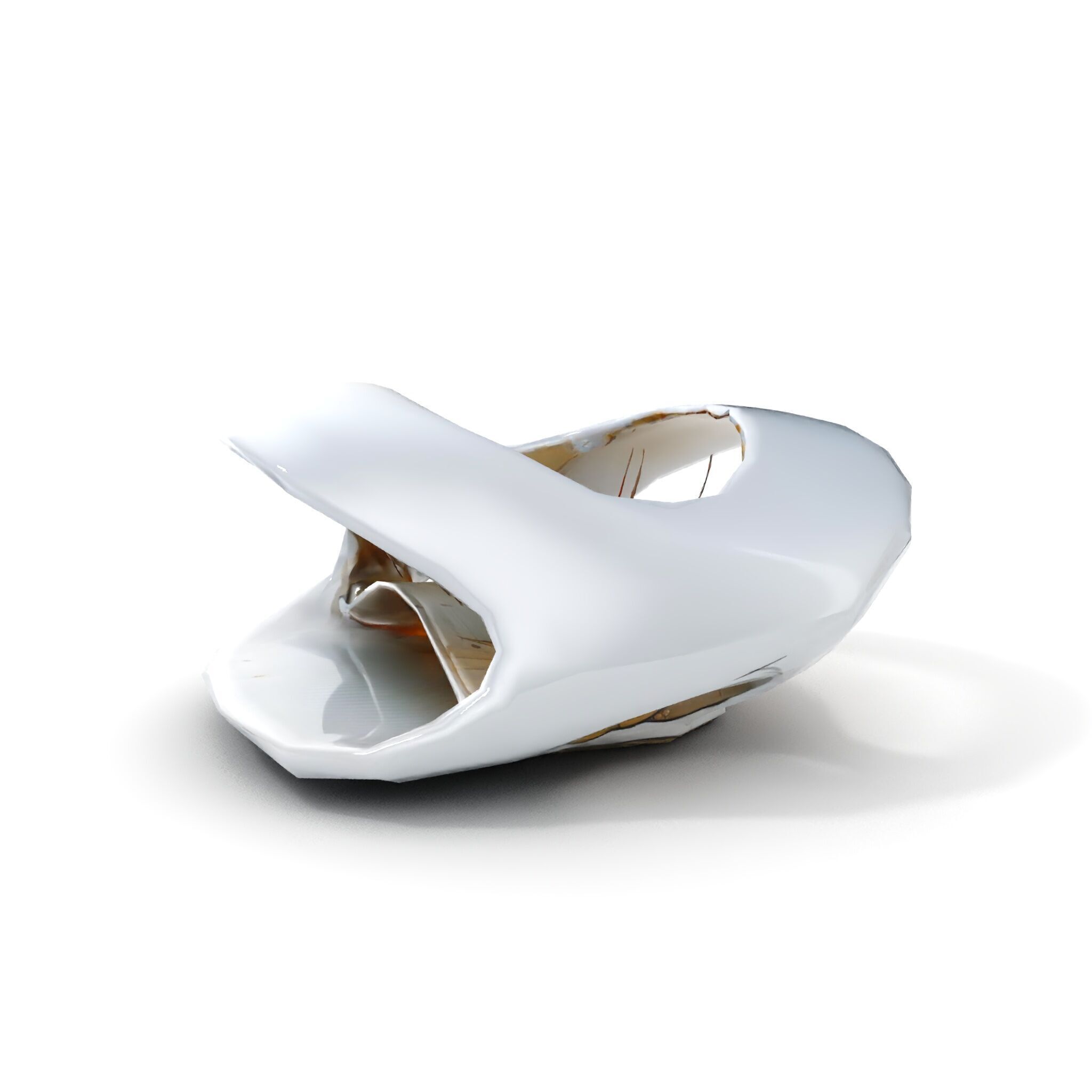 Futuristic Architectural Model Pack  Curved Structure Design Low-poly 3D model_13