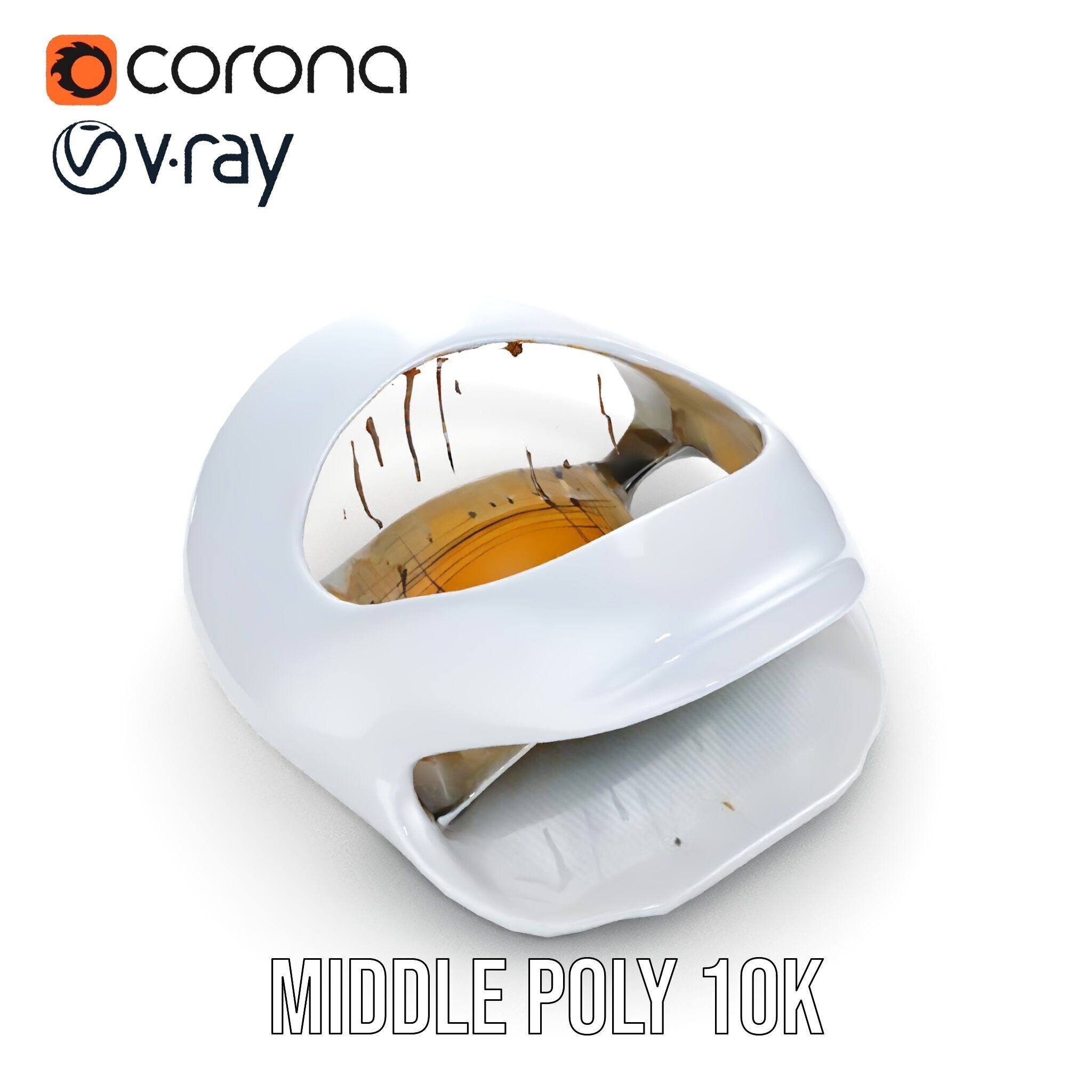 Futuristic Architectural Model Pack  Curved Structure Design Low-poly 3D model_15