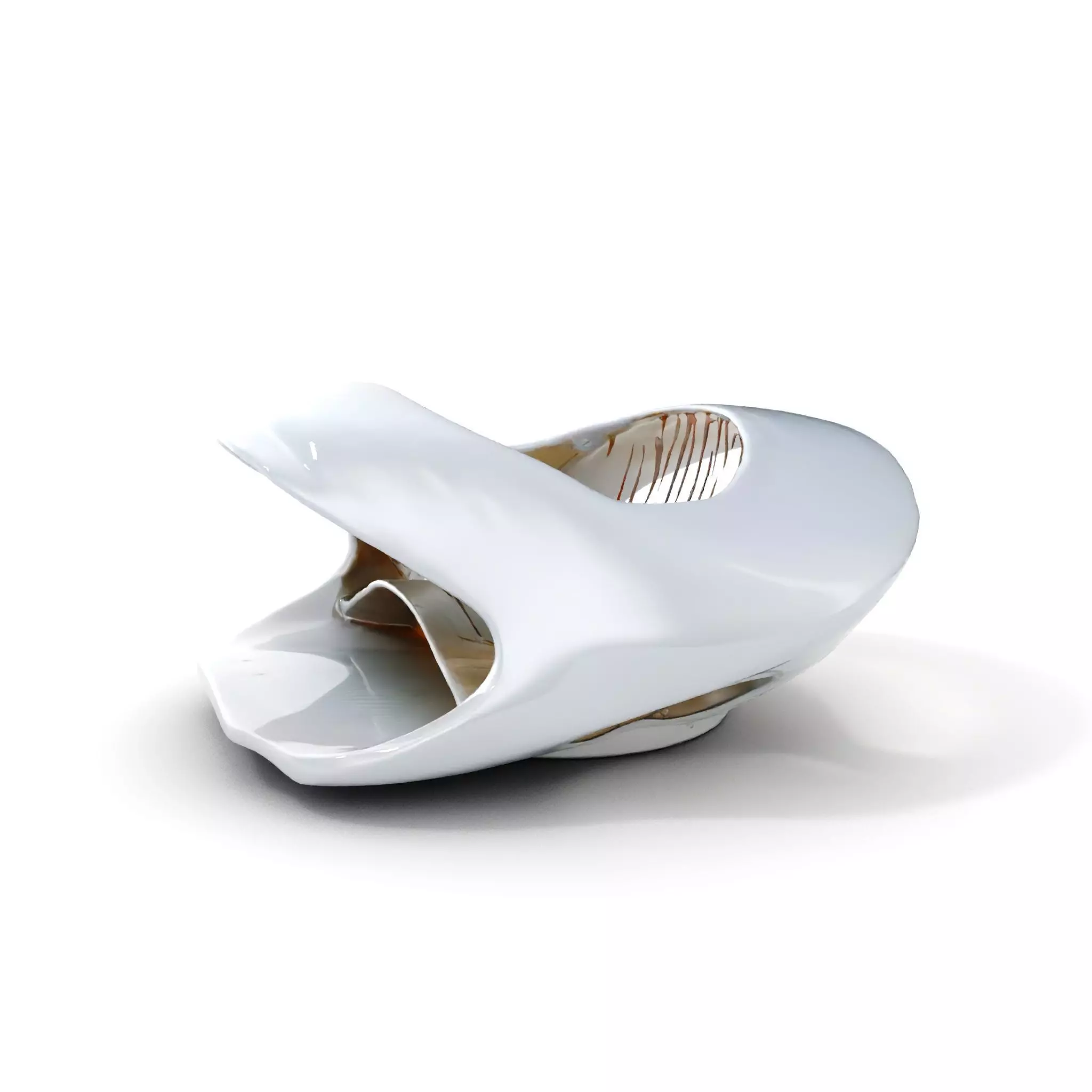 Futuristic Architectural Model Pack  Curved Structure Design Low-poly 3D model_0