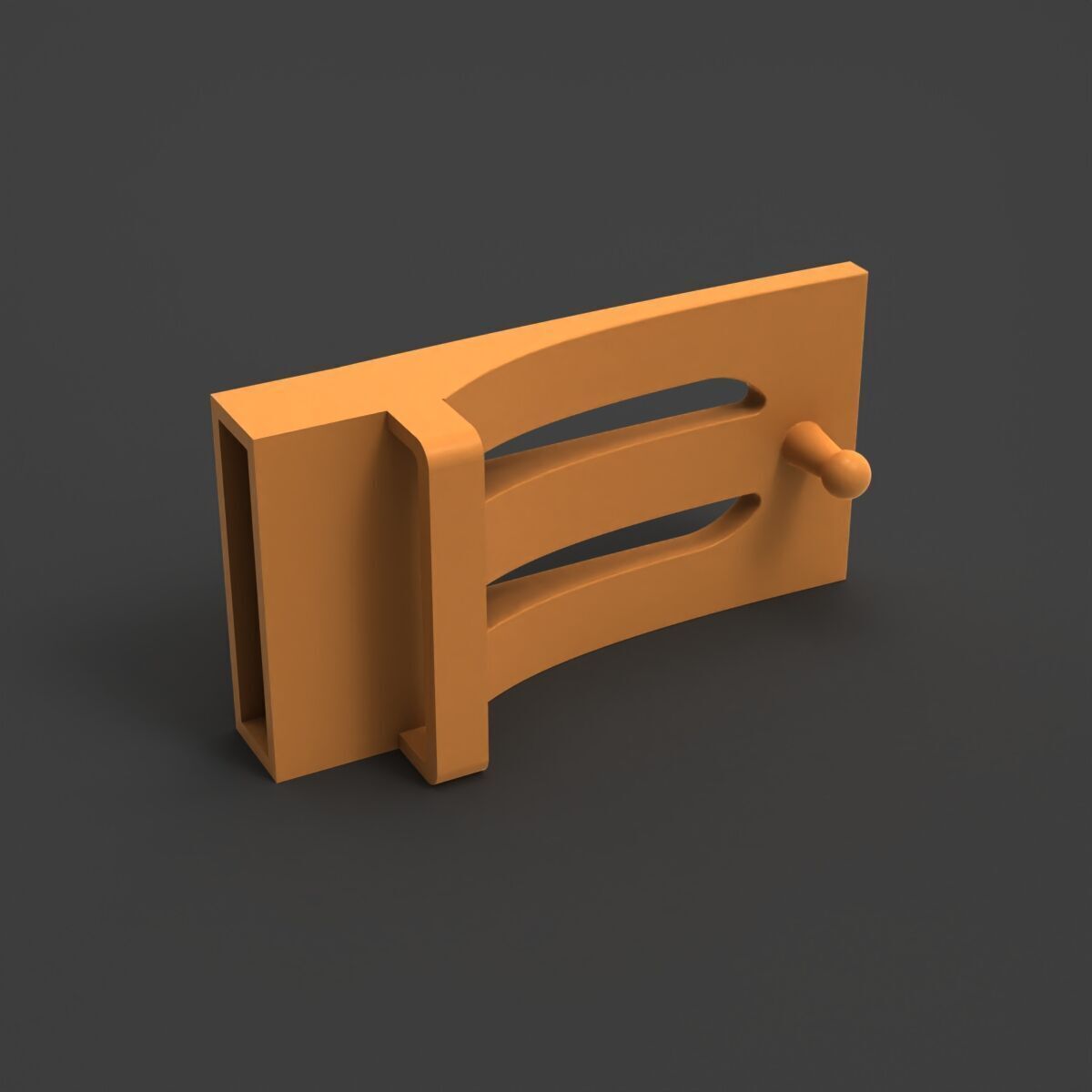 Belt Buckle 3D print model_3