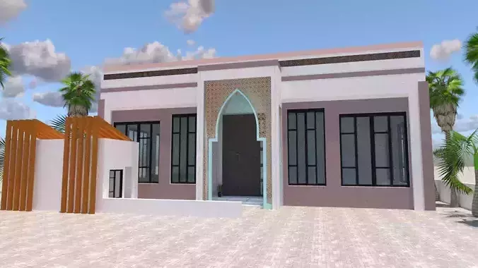 Interior Workspace Design A74 DWG SketchUp Modern Layout