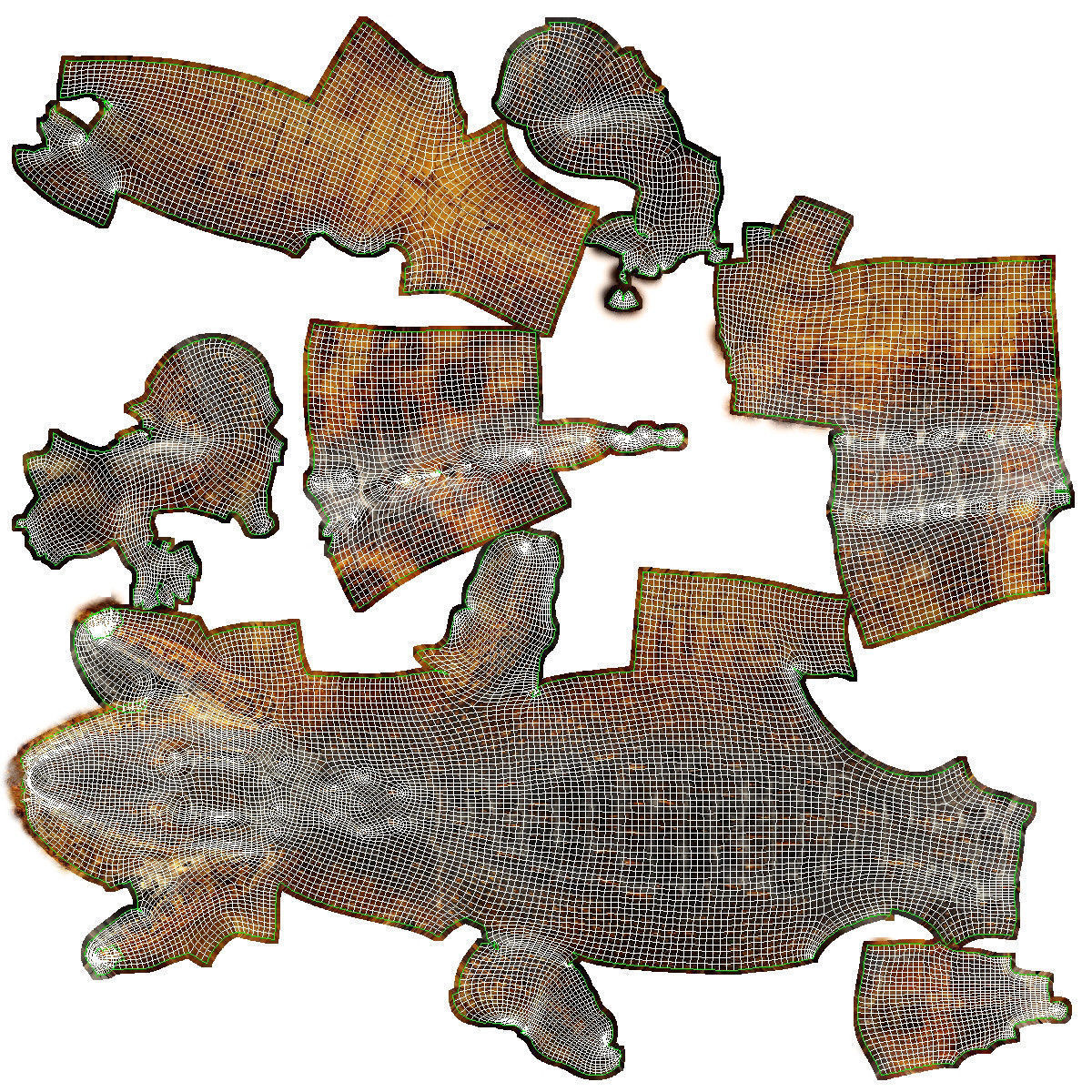 Crocodile alligator 3D model_39