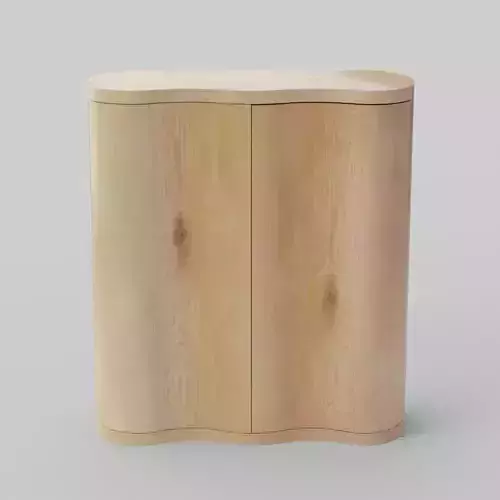 Winslow Oak Wood Bar Cabine by Jake Arnold