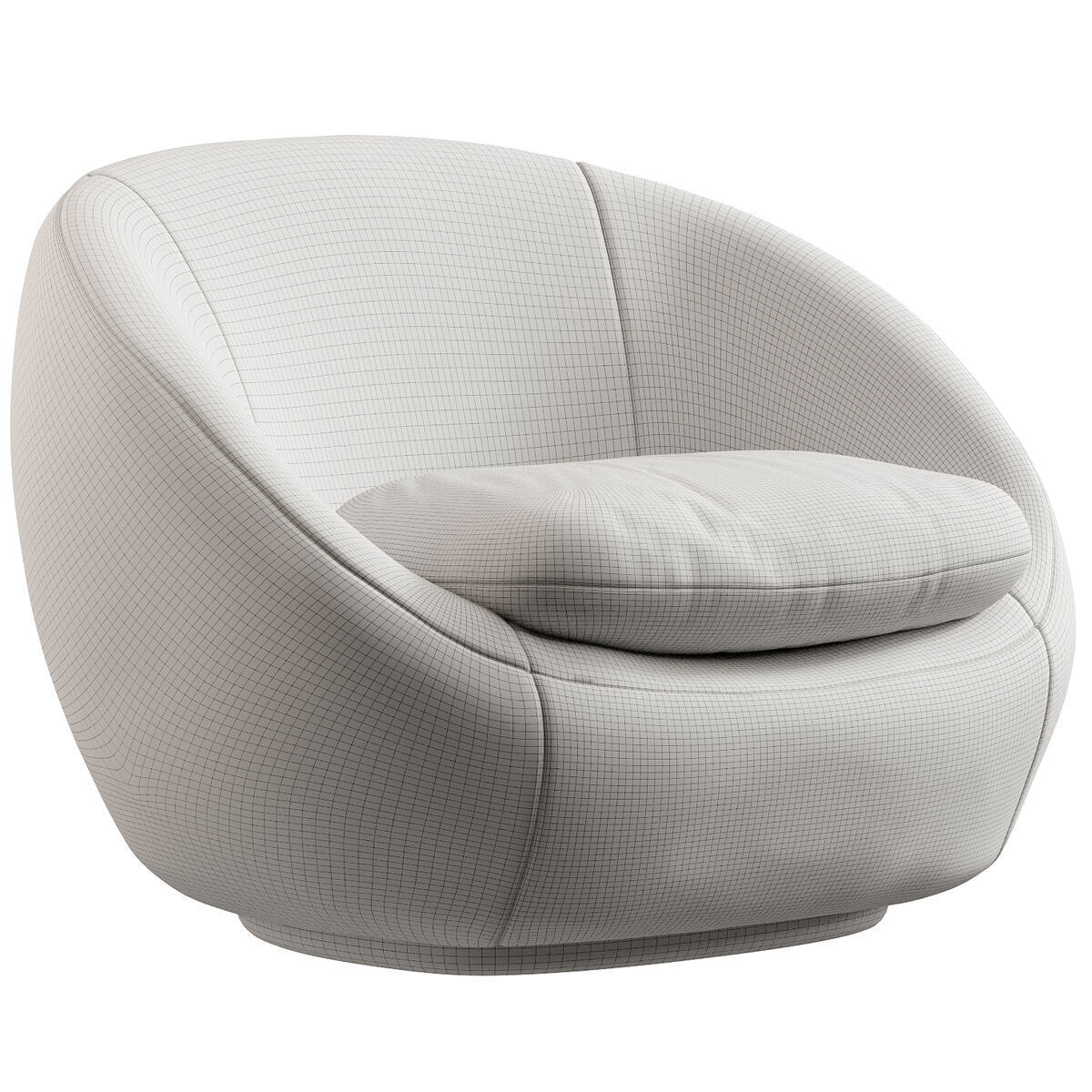 Cozy Swivel Chair 3D model_14