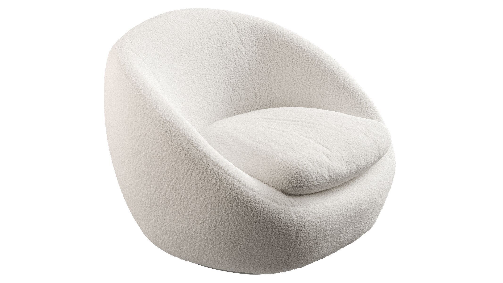 Cozy Swivel Chair 3D model_1