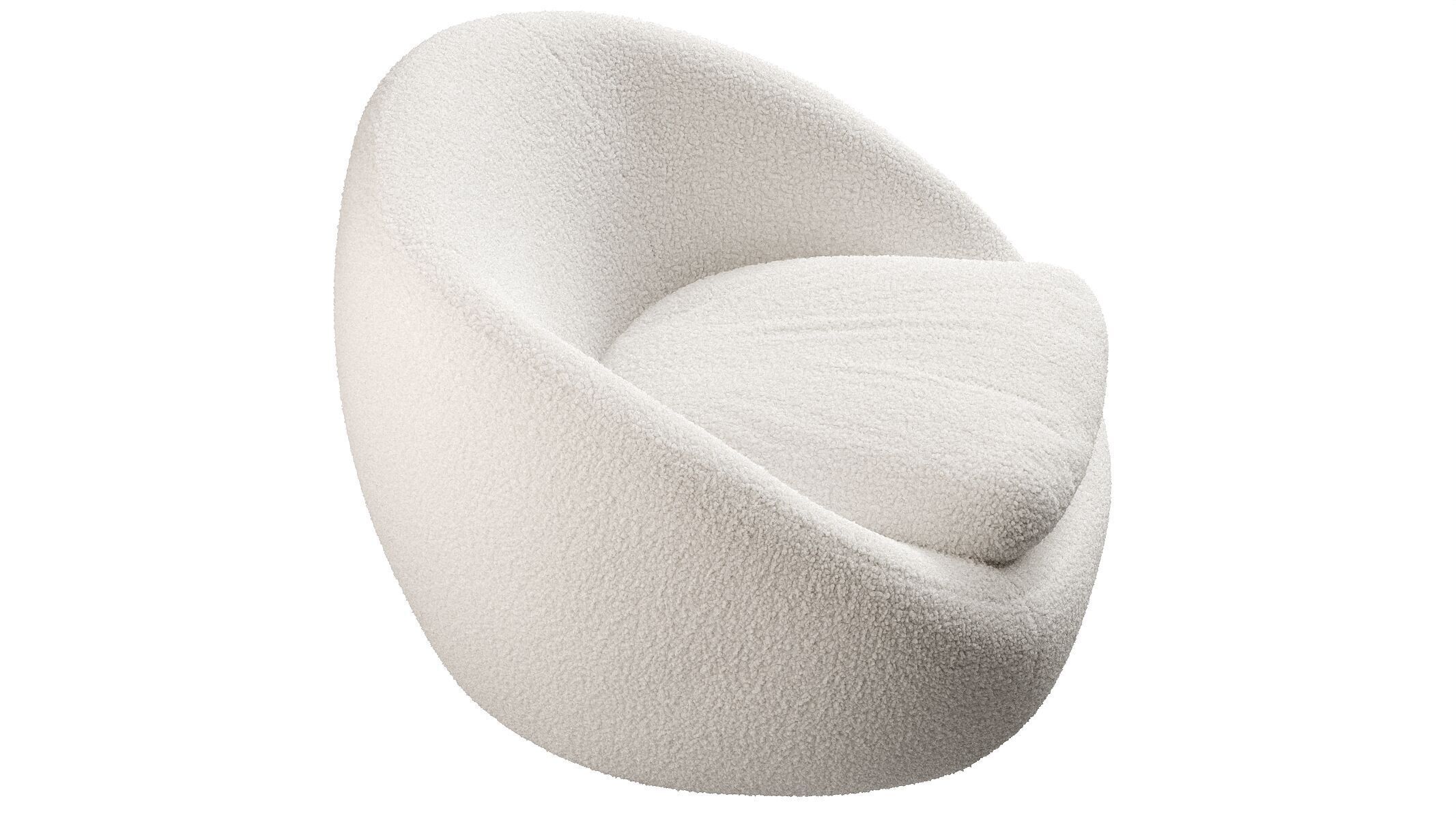Cozy Swivel Chair 3D model_3