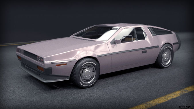DeLorean DMC  Free 3D model