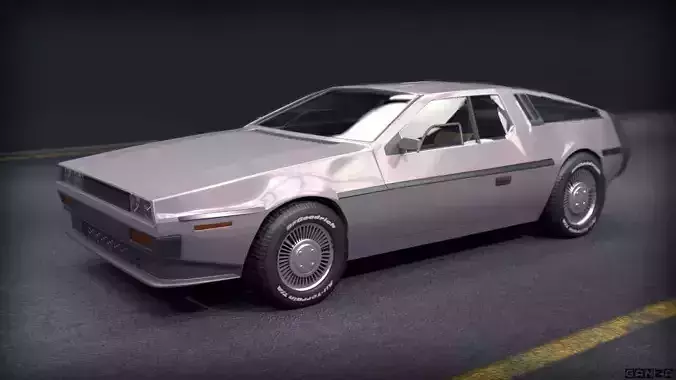 DeLorean DMC  Free 3D model
