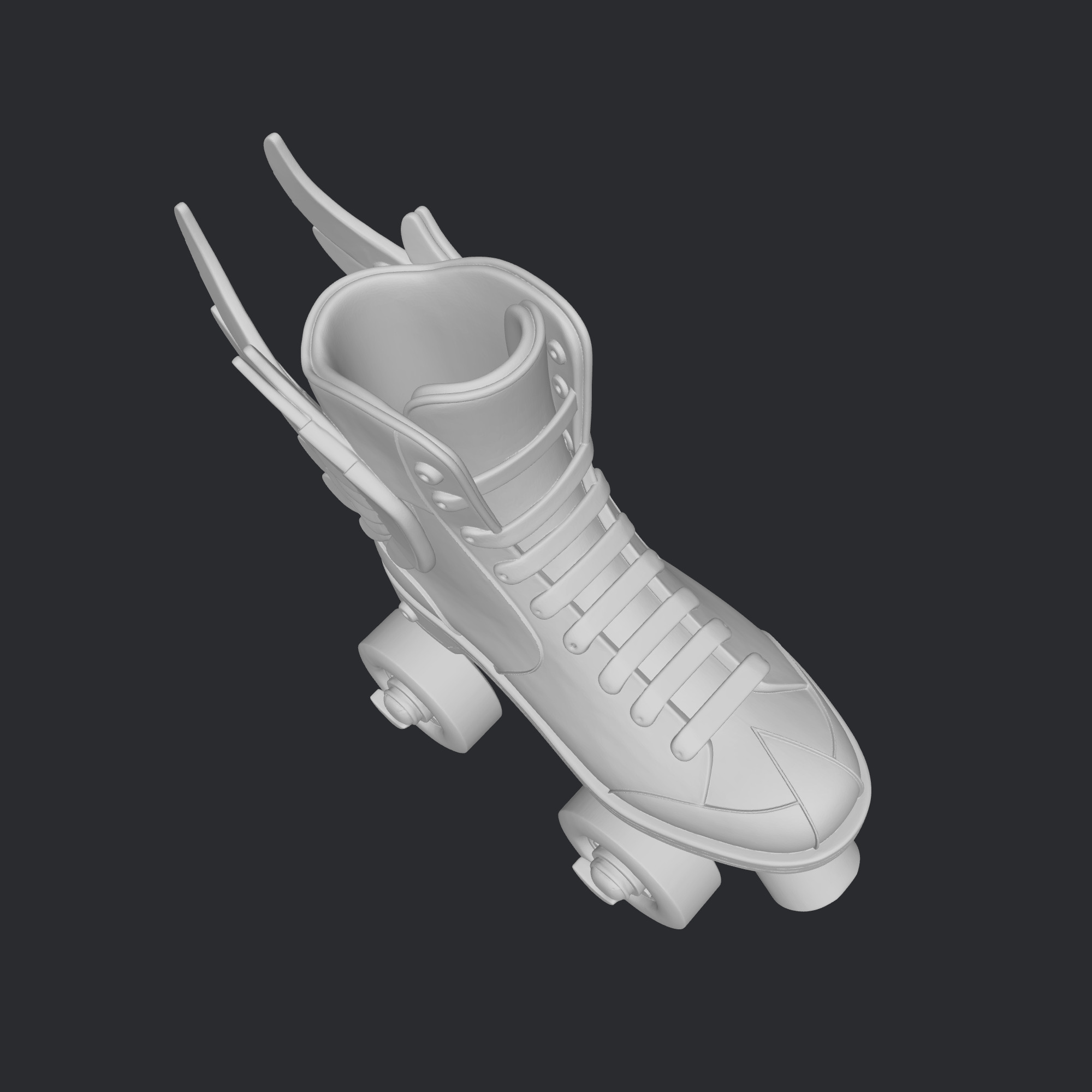 skate shoes  3D print model_5