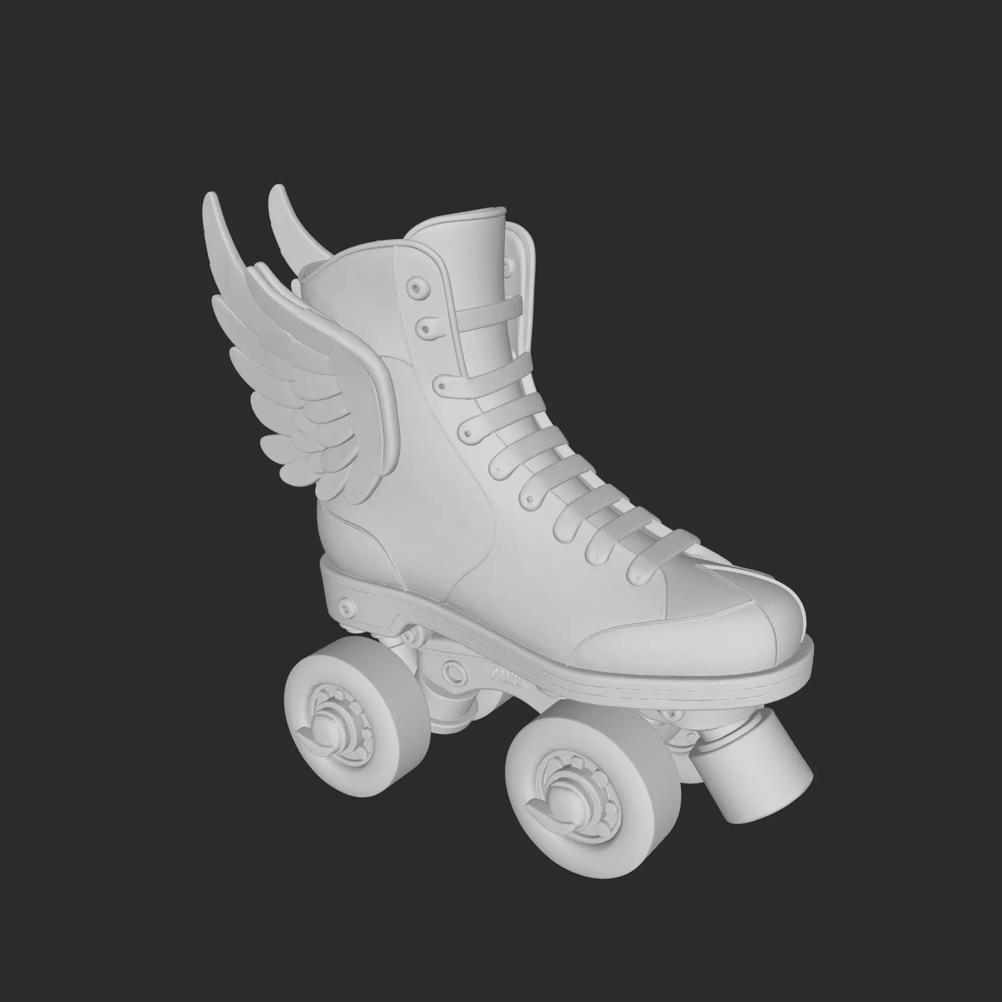 skate shoes  3D print model_0