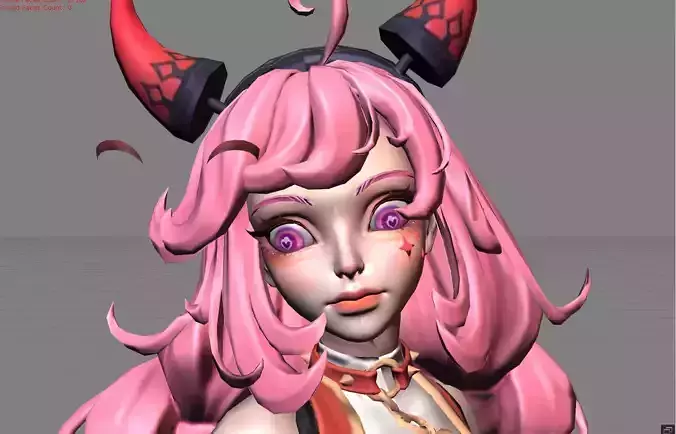 Cici Whimsical Carnival Low-poly 3D model