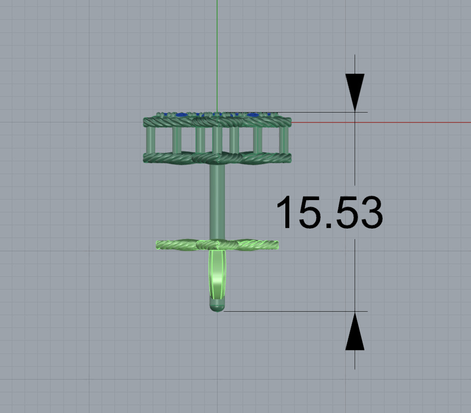 Roberto Coin Earrings 3D print model_3