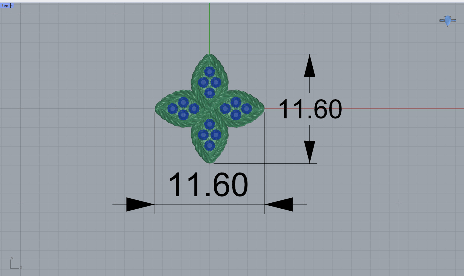 Roberto Coin Earrings 3D print model_4