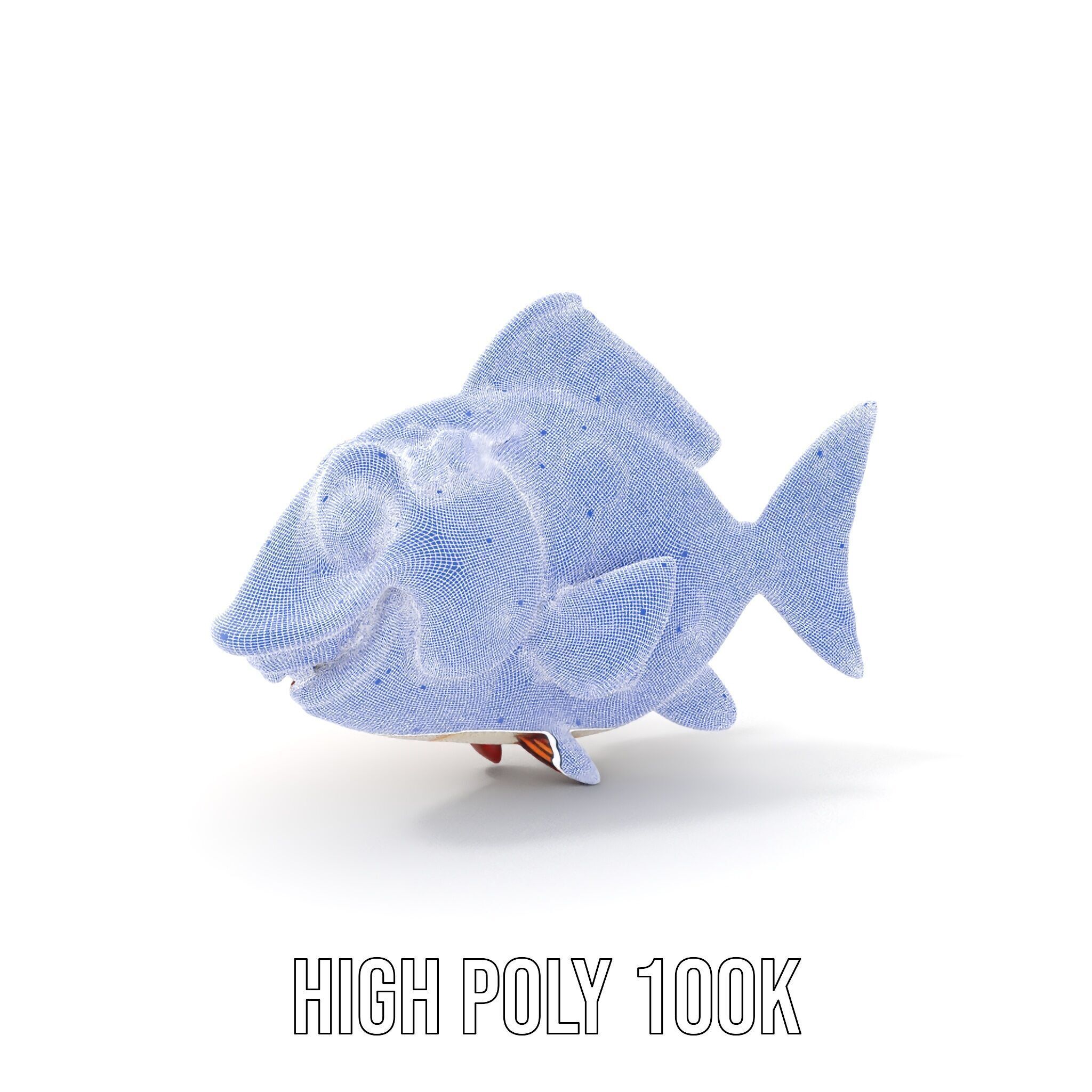 Cartoon Fish D Model Pack Low-poly 3D model_4