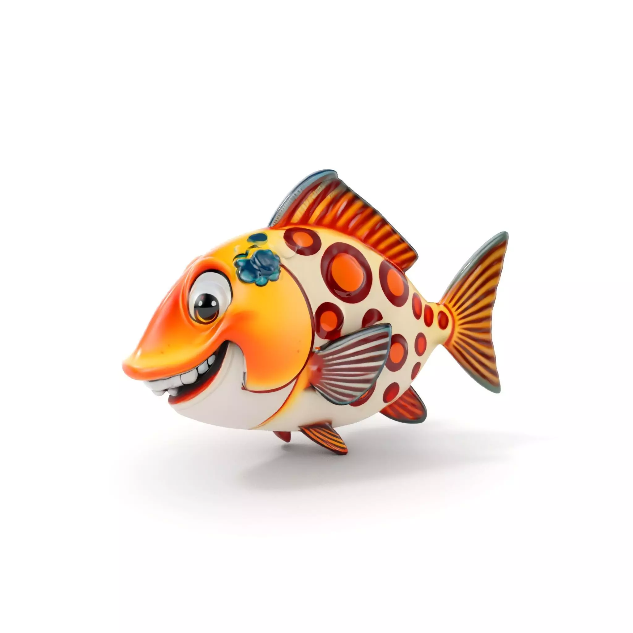 Cartoon Fish D Model Pack Low-poly 3D model_0