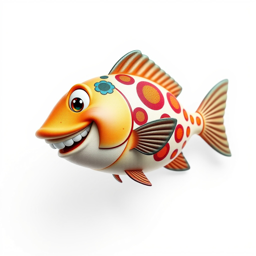 Cartoon Fish D Model Pack Low-poly 3D model_2
