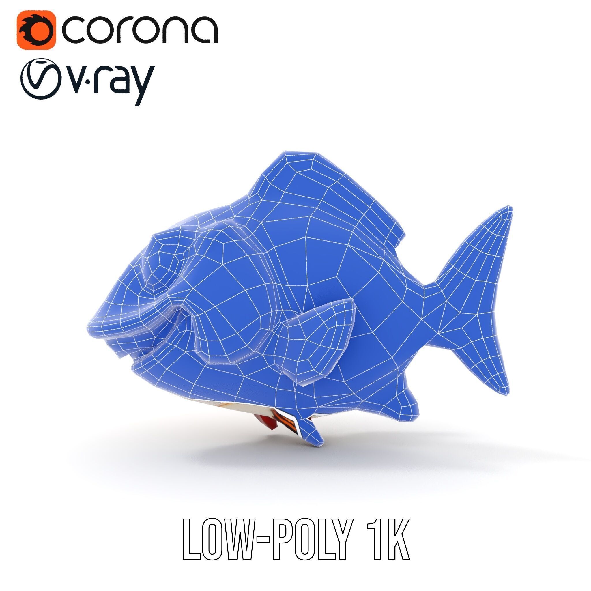 Cartoon Fish D Model Pack Low-poly 3D model_29