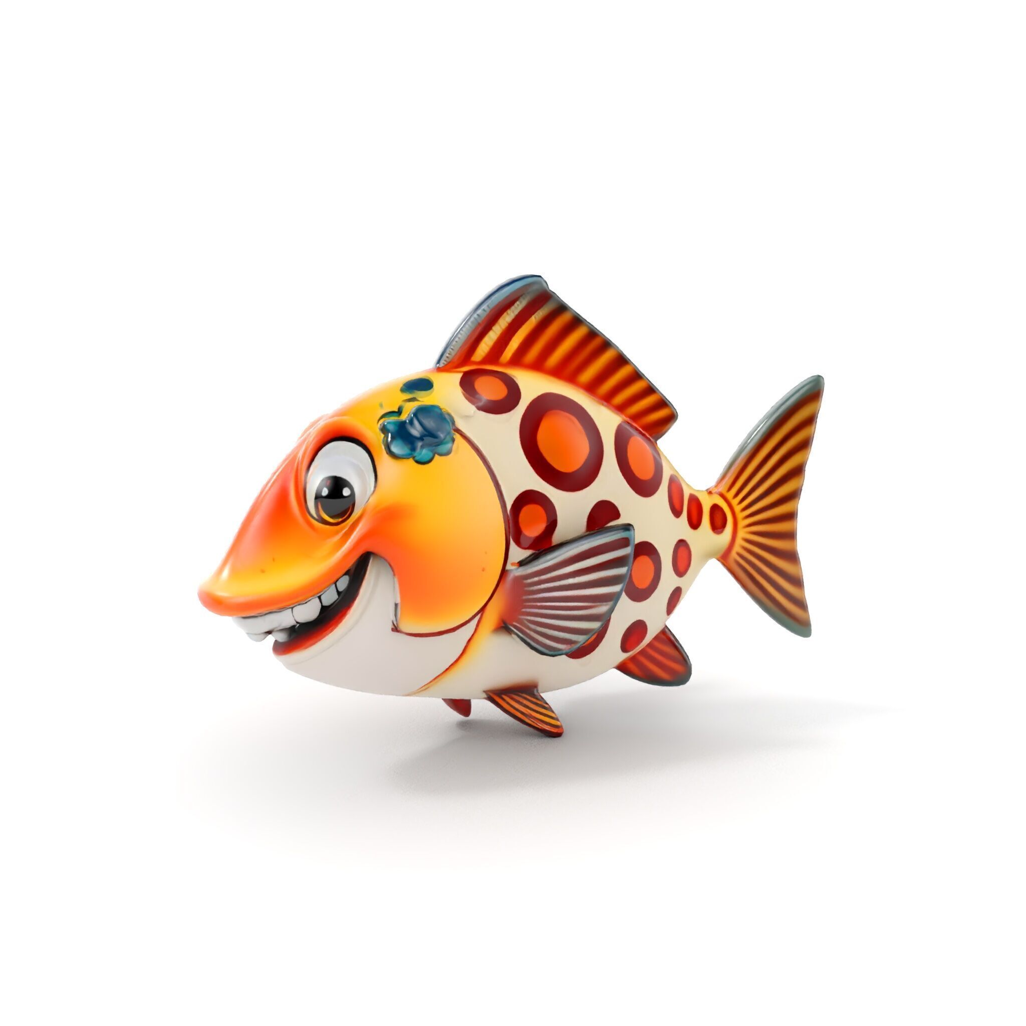 Cartoon Fish D Model Pack Low-poly 3D model_15