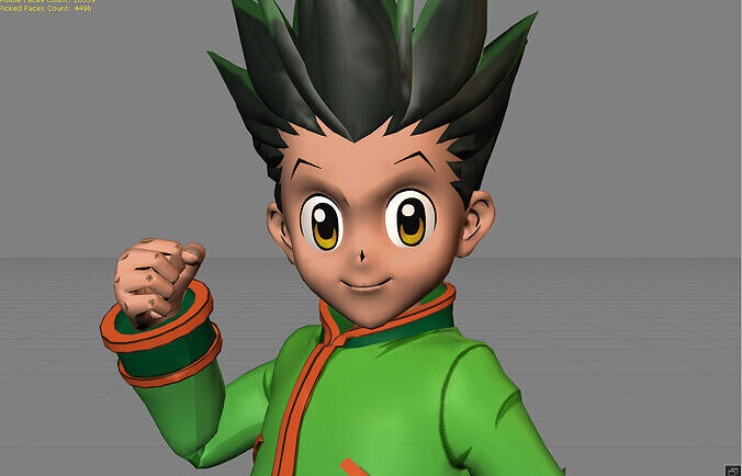 Dyroth Gon Hunter  Low-poly 3D model