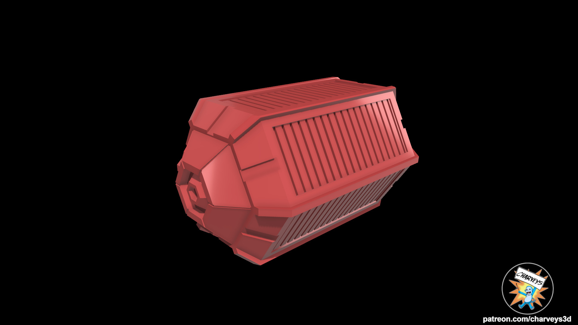 Star Wars Mandalore Imperial Base Crates for action figures 3D print model_5