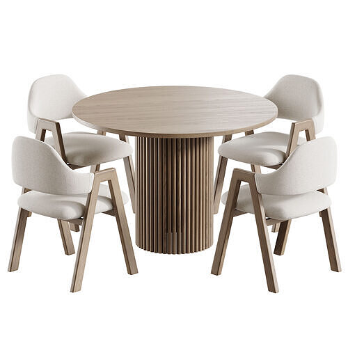 dining table BAKERGO 3D model