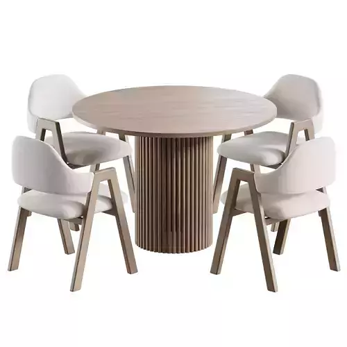 dining table BAKERGO 3D model