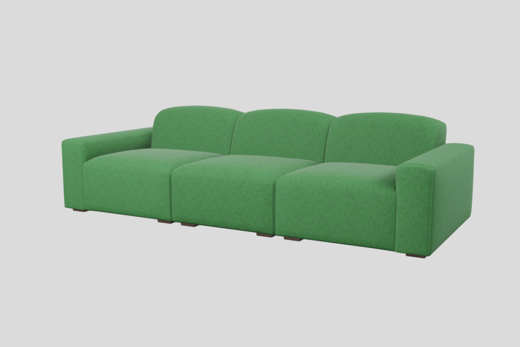 Morgan Modular Three Seater Low-poly 3D model_14