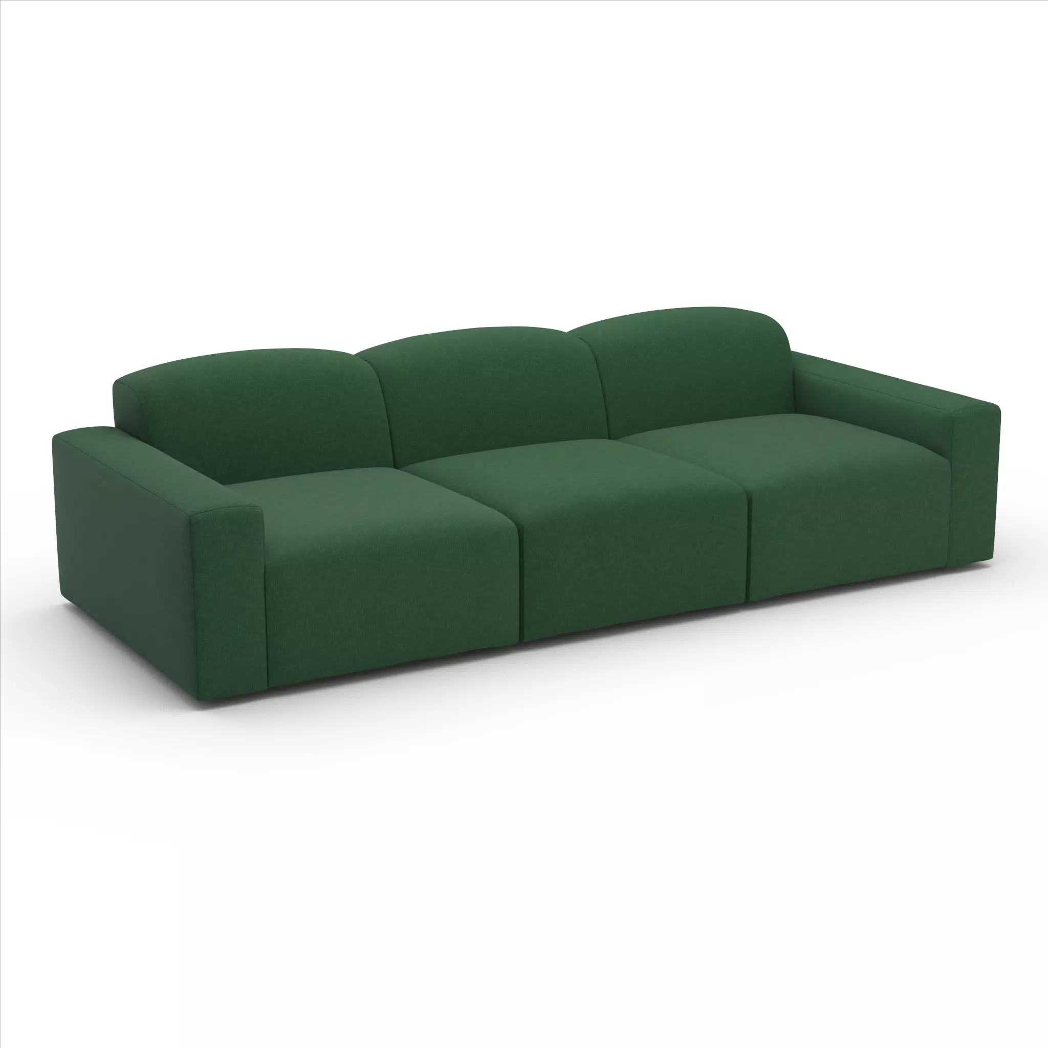 Morgan Modular Three Seater Low-poly 3D model_0