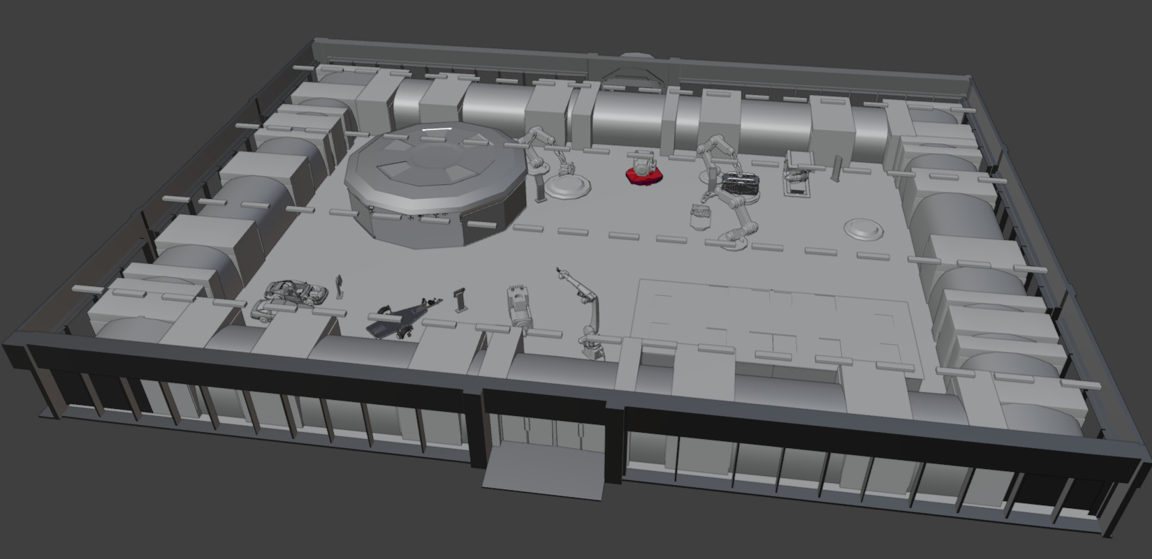 Futuristic Engineering Lab 3D Model 3D model_18