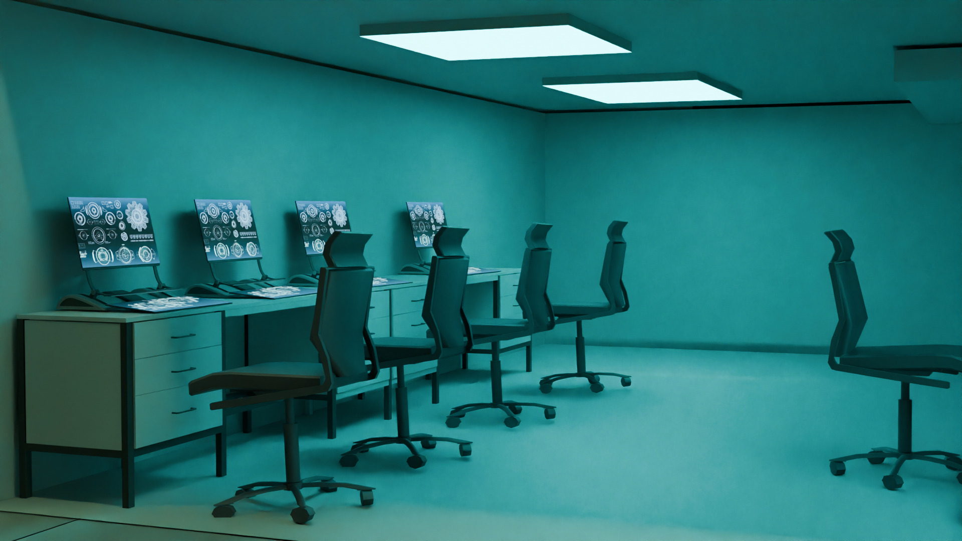 Futuristic Engineering Lab 3D Model 3D model_7