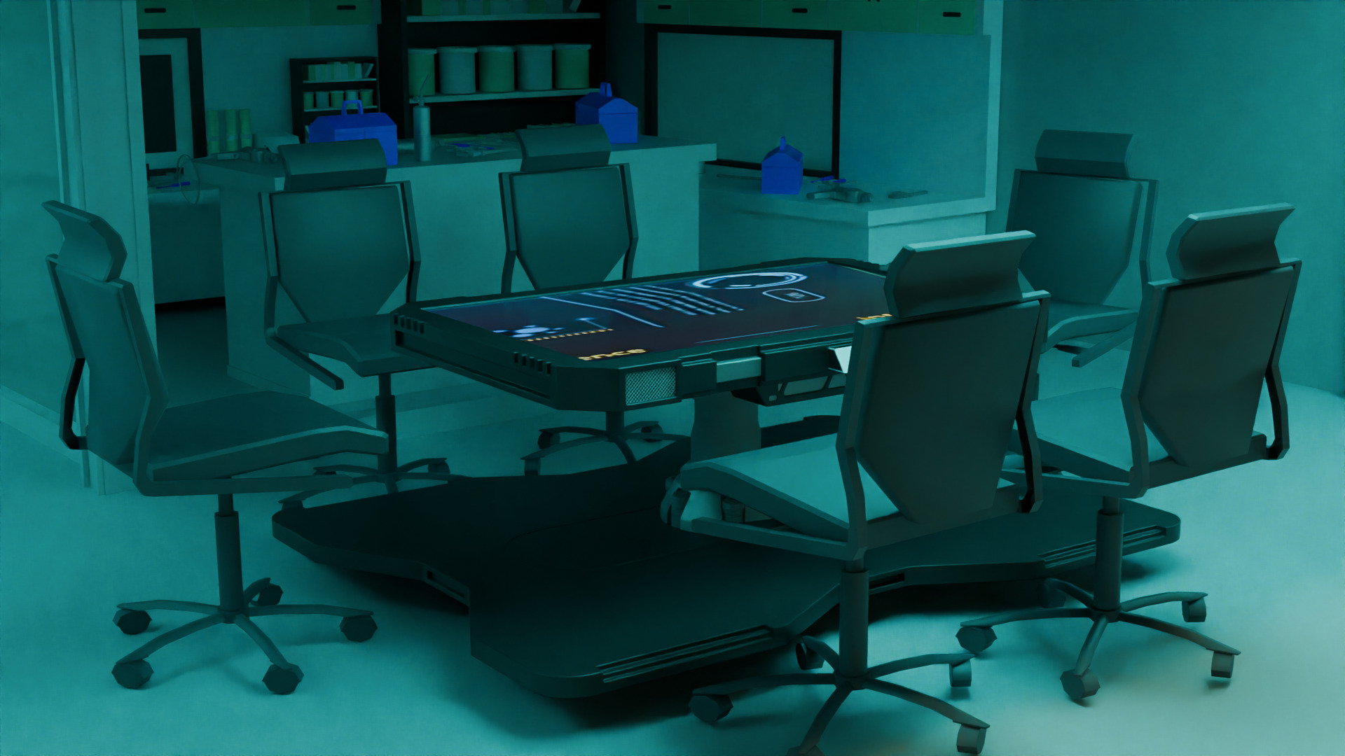 Futuristic Engineering Lab 3D Model 3D model_6