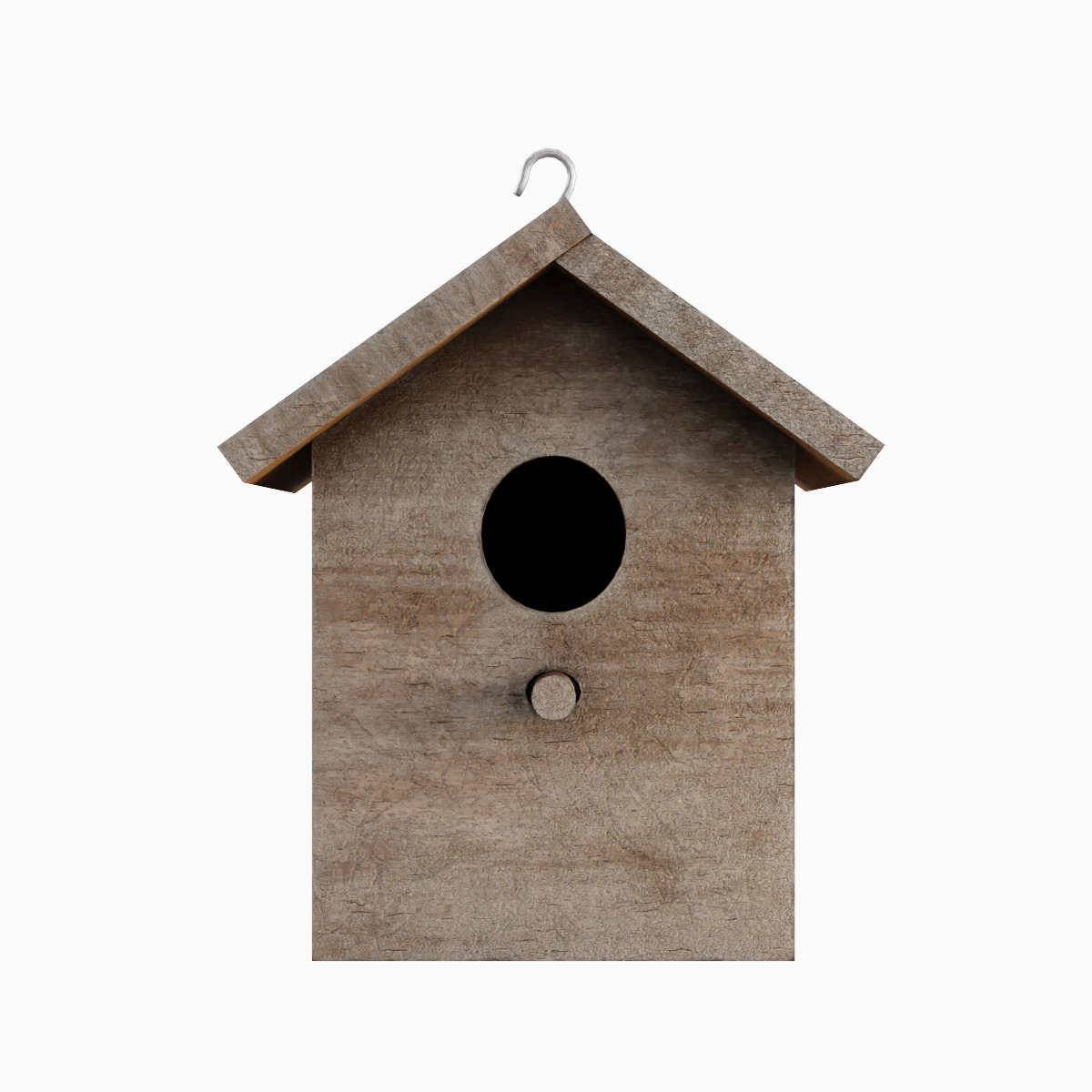 Birdhouse 04 Low-poly 3D model_2