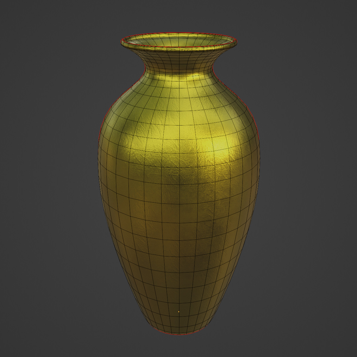 Decorative Vase 04 Low-poly 3D model_6