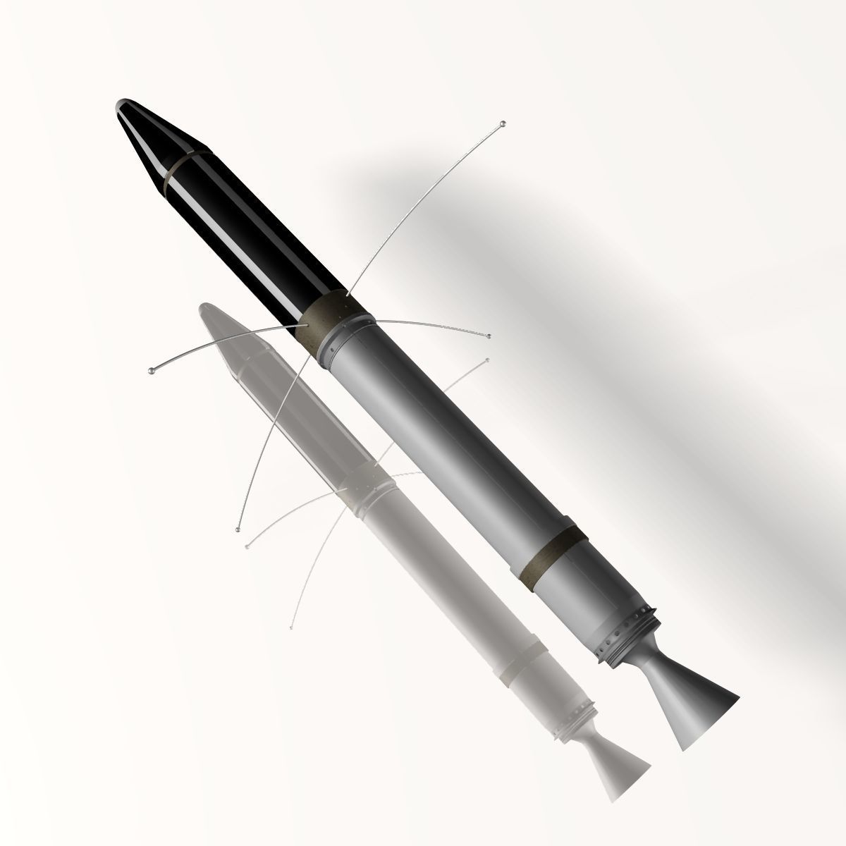 US Explorer I Satellite 3D model_5