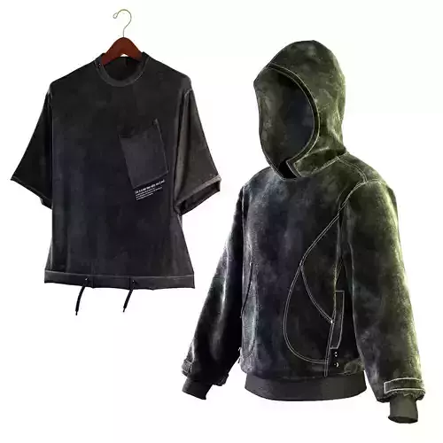 Men clothing 3D Model Collection