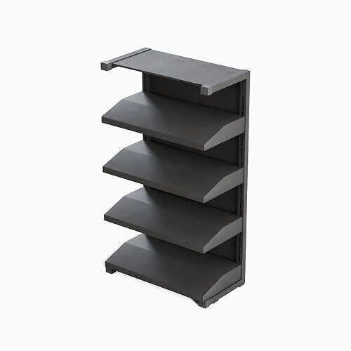Medical Shelf 03 Low-poly 3D model