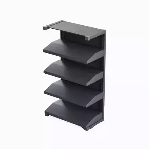 Medical Shelf 03 Low-poly 3D model